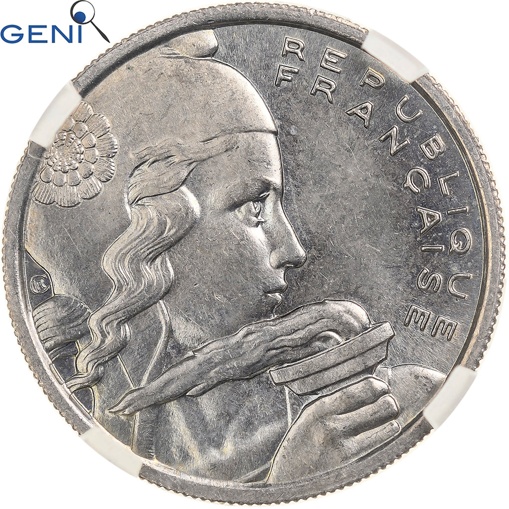 Frankreich, 100 Francs, Cochet, 1955, Beaumont - Le Roger, Kupfer-Nickel, GENI