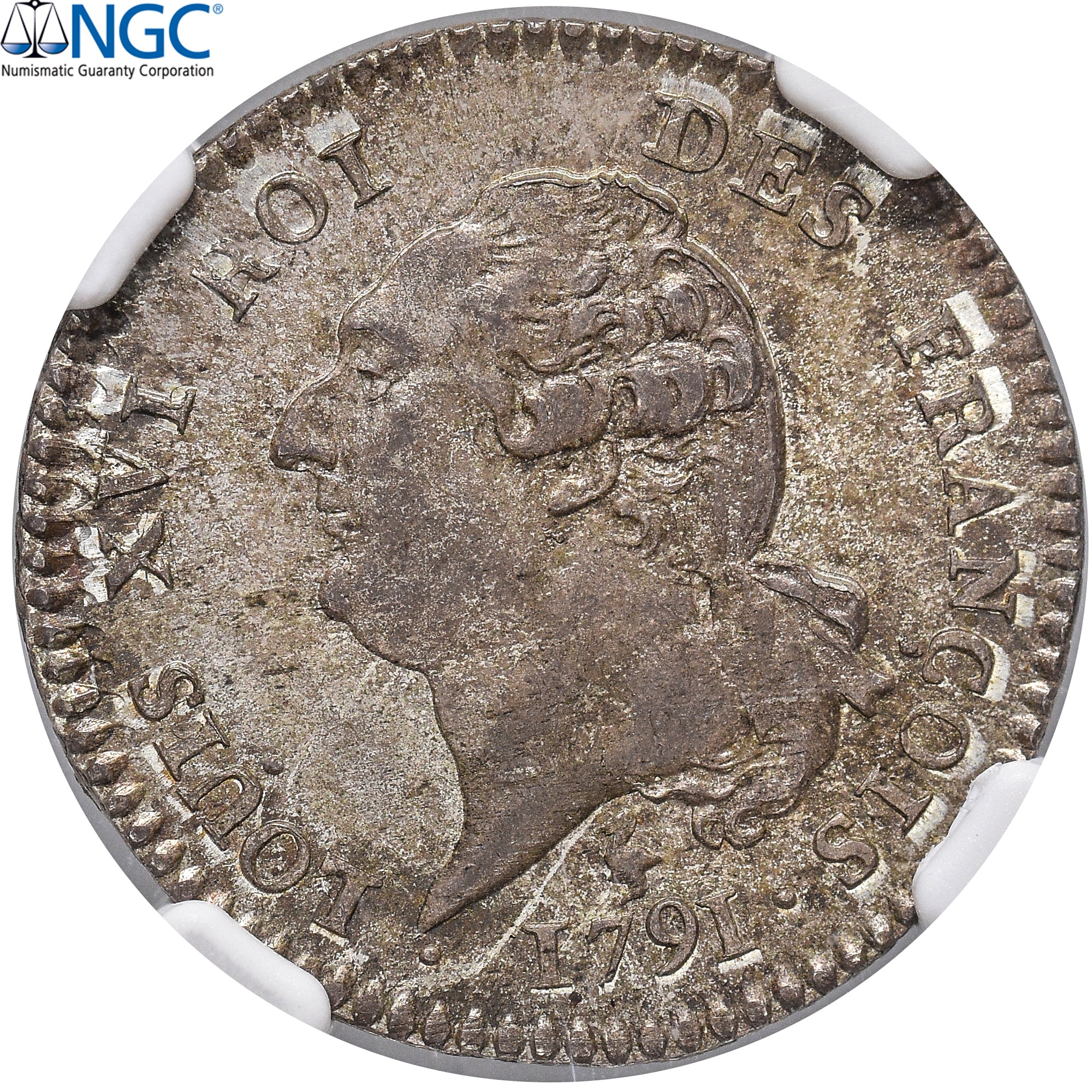 France, Louis XVI, 15 sols françois, 1791, Paris, 2nd semester, Silver, NGC