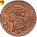 France, Louis XVI, Sol, 1791, Lyon, Copper, PCGS, MS65RB, Gadoury:350