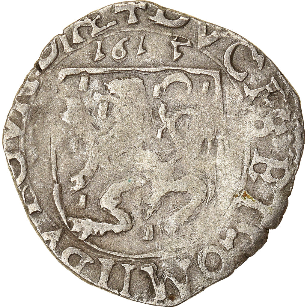Moneda, España, Franche-Comté, Albert & Isabella, Carolus, 1617, Dole