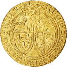 Francja, Henri VI, Angelot d'or, 1427, Rouen, "Collection Docteur F.", Złoto
