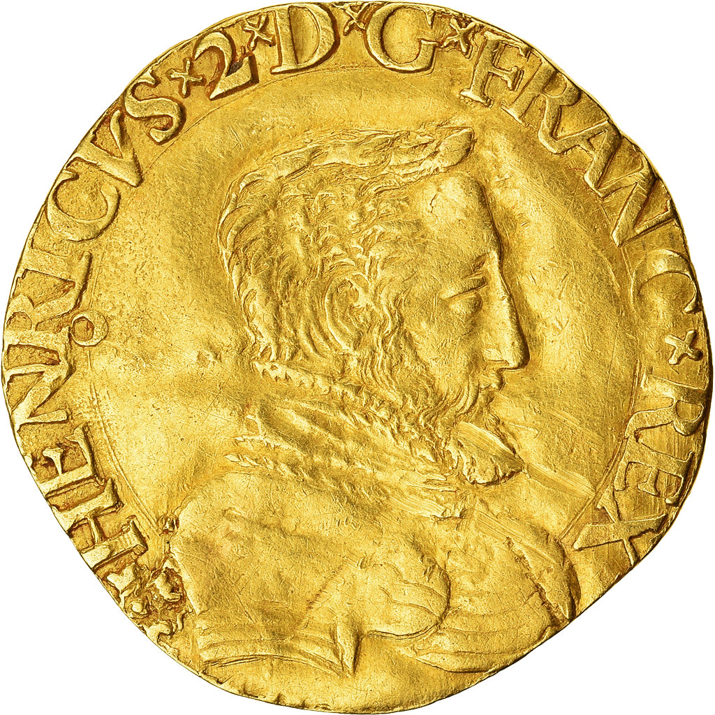 France, Henri II, Henri d'or, 1559, Montpellier, 