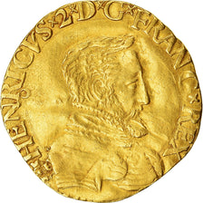France, Henri II, Henri d'or, 1559, Montpellier, "Collection Docteur F.", Gold