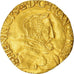 France, Henri II, Henri d'or, 1559, Montpellier, "Collection Docteur F.", Gold