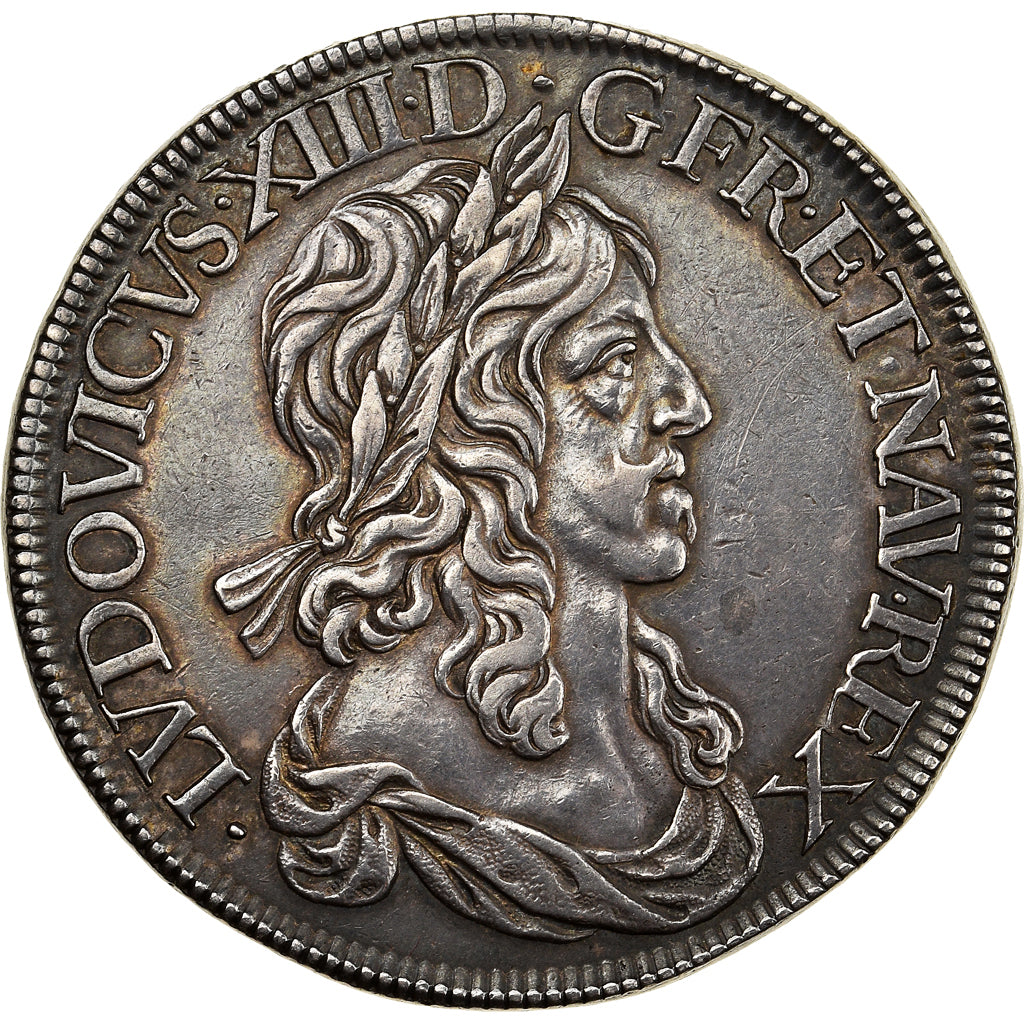 France, Louis XIII, Ecu, Essai de l'écu à la Monnaie assise, 1641, Paris