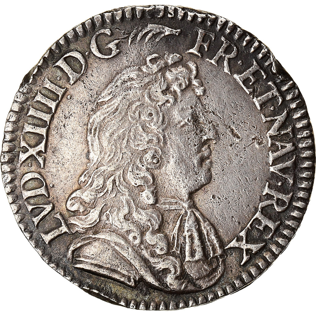 Frankreich, Louis XIV, 1/12 Écu à la cravate, 1681, Paris, 2nd semestre