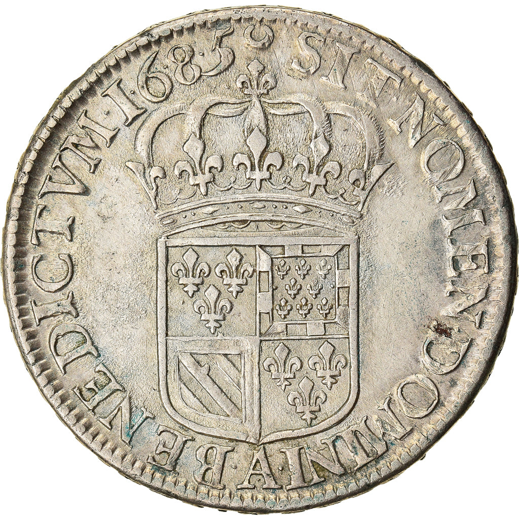 Munten, Frankrijk, Louis XIV, 1/2 Écu de Flandre, 1/2 Ecu, 1685, Paris