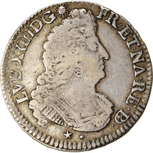Frankreich, Louis XIV, 1/2 Écu de Béarn aux palmes, 1694, Pau, reformed