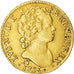 France, Louis XV, louis d'or au soleil, 1715, Montpellier, Gold, VF(30-35)