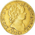 France, Louis XV, louis d'or au soleil, 1715, Montpellier, Gold, VF(30-35)