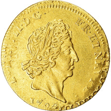 France, Louis XIV, 1/2 Louis d'or aux insignes, 1704, Paris, Réformé, Or, TTB+