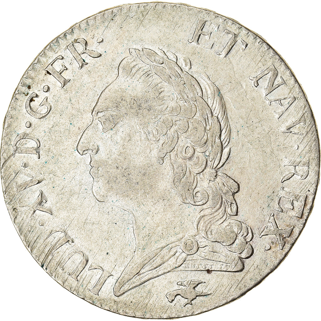Munten, Frankrijk, Louis XV, Écu à la vieille tête, Ecu, 1774, Lyon
