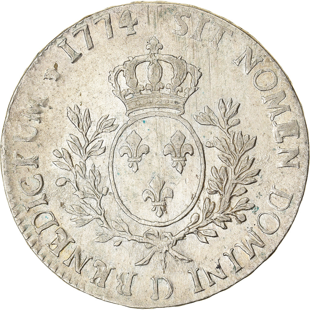Munten, Frankrijk, Louis XV, Écu à la vieille tête, Ecu, 1774, Lyon