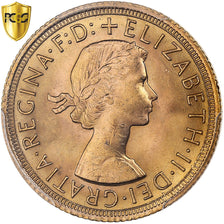 Great Britain, Elizabeth II, Sovereign, 1966, London, Gold, PCGS, MS64