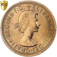 Gran Bretagna, Elizabeth II, Sovereign, 1967, Oro, PCGS, MS64, Spink:4125