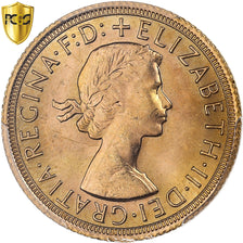 Wielka Brytania, Elizabeth II, Sovereign, 1967, Złoto, PCGS, MS64, Spink:4125