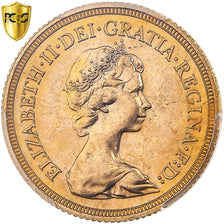 Gran Bretaña, Elizabeth II, Sovereign, 1974, London, Oro, PCGS, MS64, KM:919