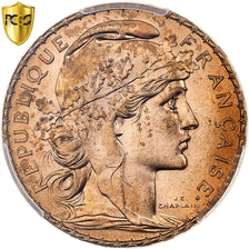 France, 20 Francs, Marianne, 1912, Paris, Gold, PCGS, MS65, Gadoury:1064a