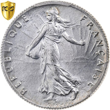 Coin, France, Semeuse, 50 Centimes, 1915, Paris, PCGS, MS64, MS(64), Silver