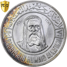Moneta, AJMAN, Rashid Bin Hamad al-Naimi, 7-1/2 Riyals, 1970, PCGS, MS68