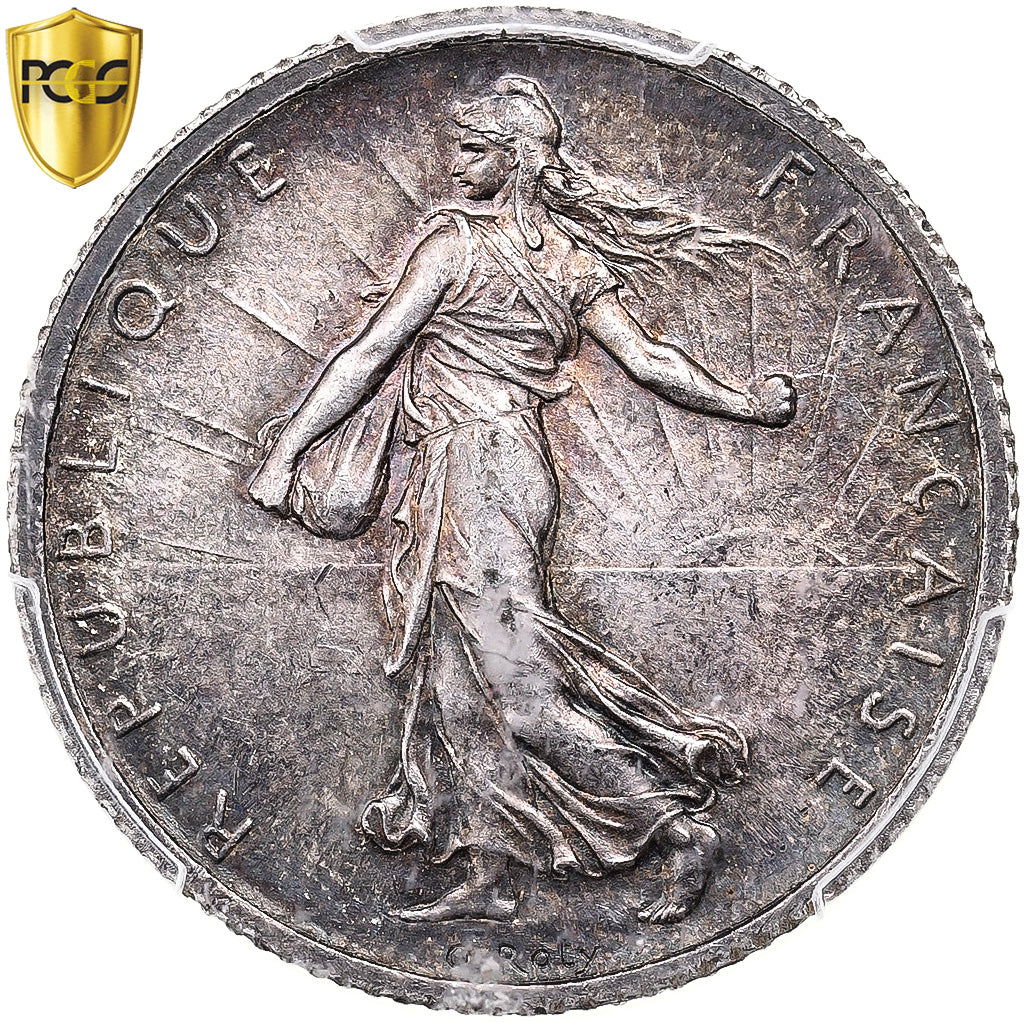 Coin, France, Semeuse, Franc, 1898, Paris, PCGS, MS64, MS(64), Silver, KM:844.1