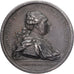 France, Médaille, Louis XVI, Le canal du Centre, 1783, Argent, Duvivier, SUP