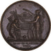 Frankreich, Medaille, Les Trois Glorieuses et Casimir Delavigne, 1830, Caqué
