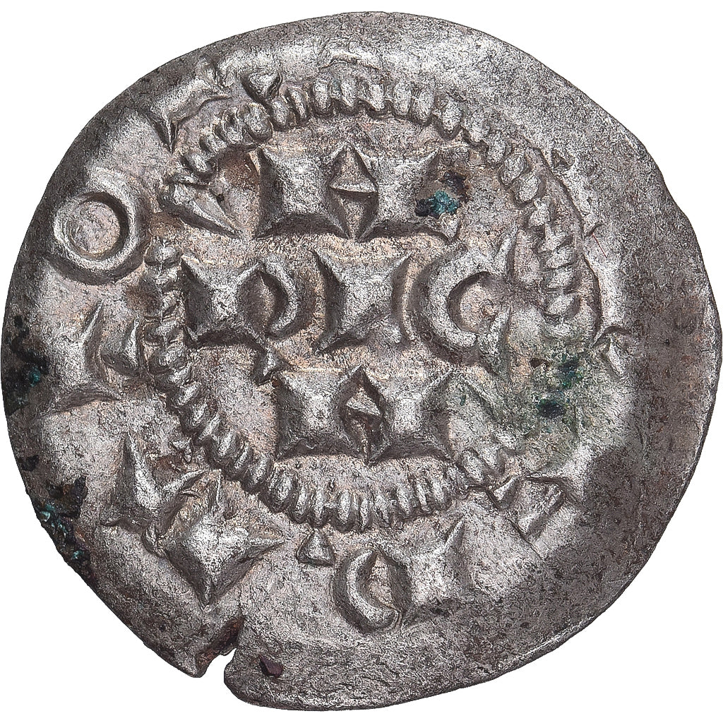 Italie, Henri III, IV ou V de Franconie, Denier, 1039-1125, Milan, Argent, SUP