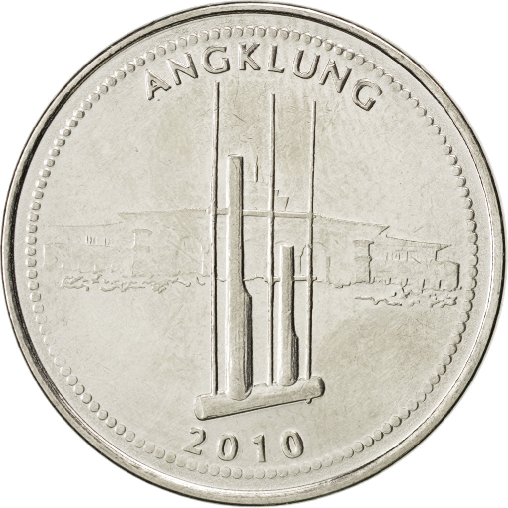 Coin, Indonesia, 1000 Rupiah, 2010, MS(63), Nickel plated steel, KM:70