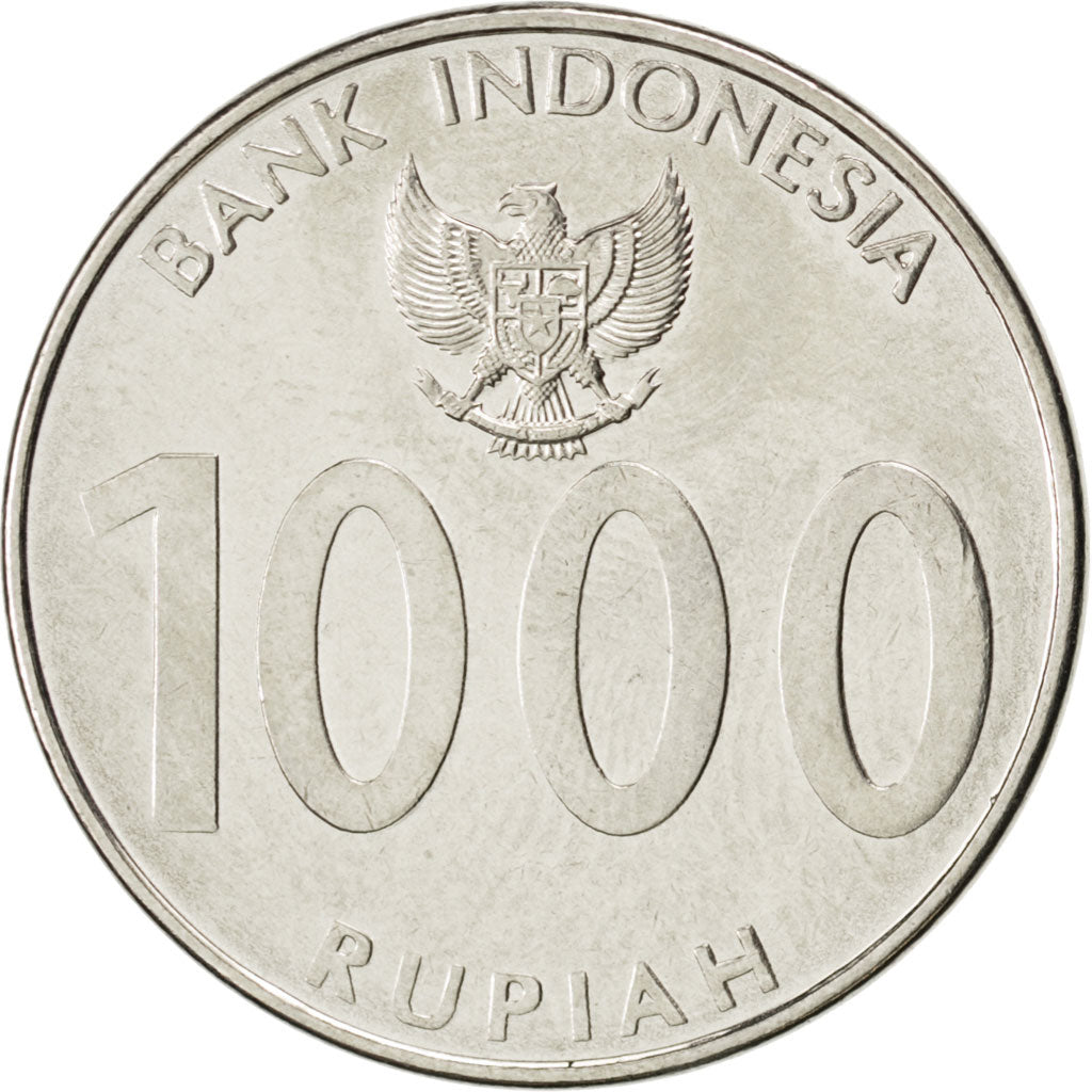 Coin, Indonesia, 1000 Rupiah, 2010, MS(63), Nickel plated steel, KM:70