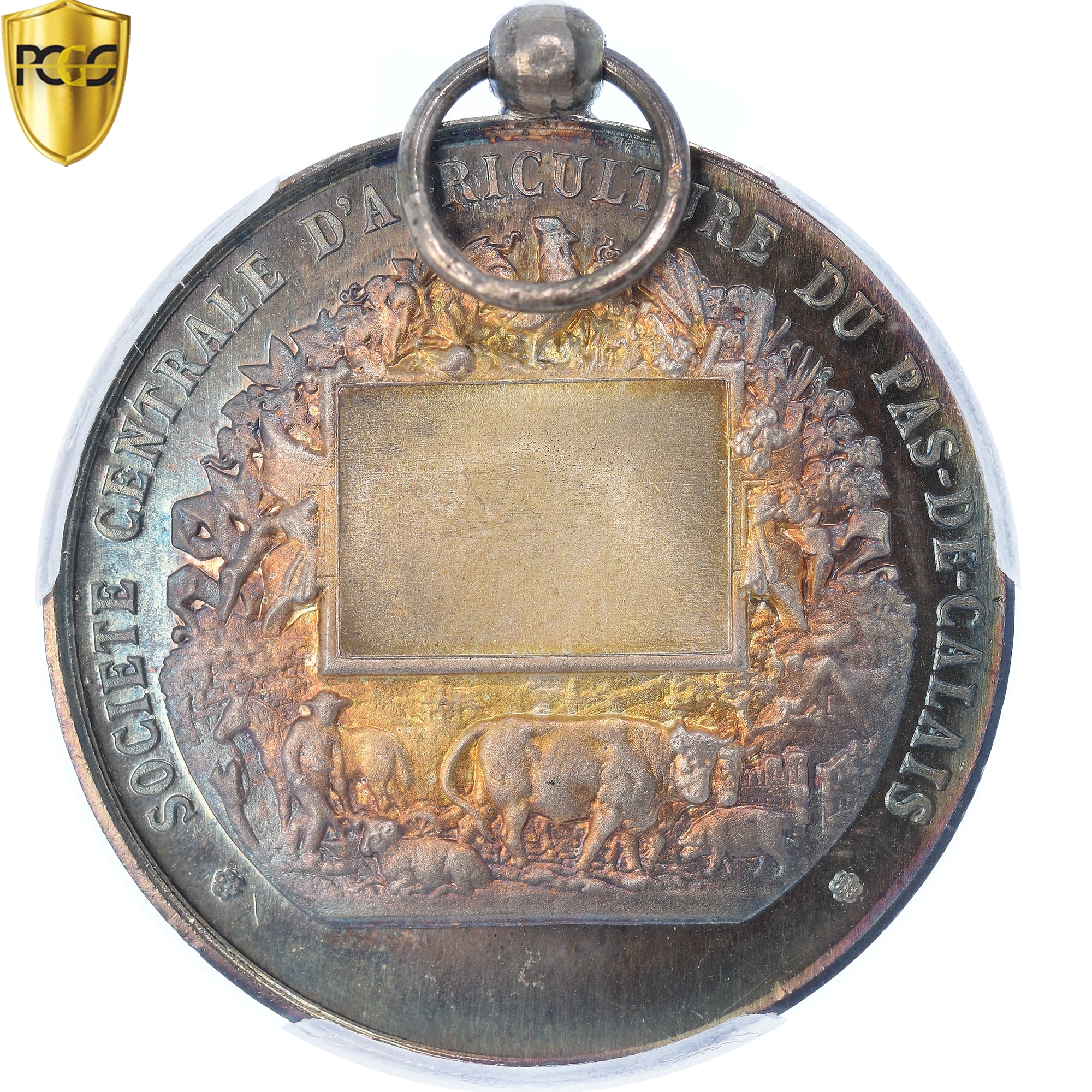 Frankrijk, Medaille, Société Centrale d'Agriculture du Pas-de-Calais, Zilver