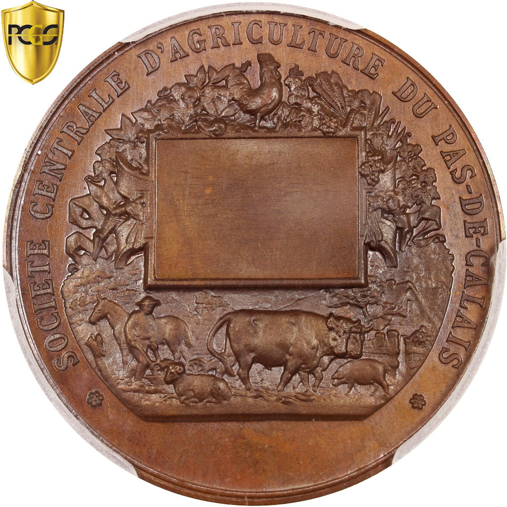 France, Médaille, Société Centrale d'Agriculture du Pas-de-Calais, n.d.