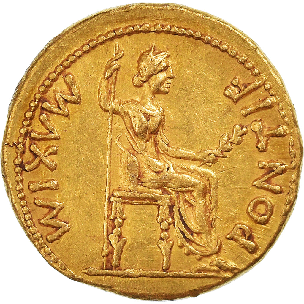 Tiberius, Aureus, 14-37, Lugdunum, Gold, EF(40-45), RIC:29