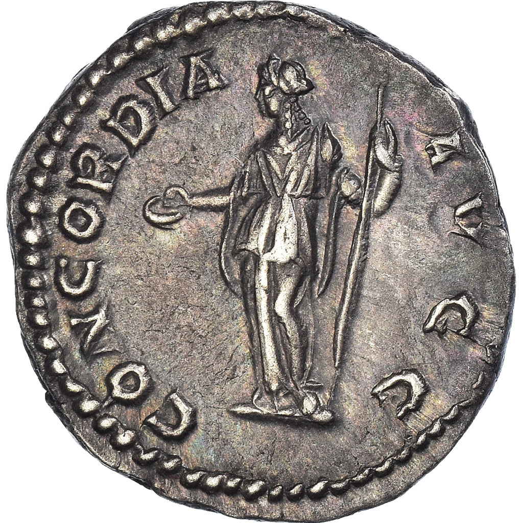 Coin, Ancient Rome, Roman Empire (27 BC – AD 476), Plautilla, Denarius, 202