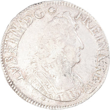 Moeda, França, Louis XIV, Écu de Béarn aux palmes, Ecu, 1693, Pau, EF(40-45)