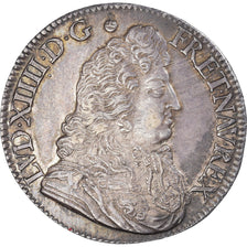 France, Louis XIV, 1/2 Écu à la cravate longue, 1684, Paris, Argent, SUP