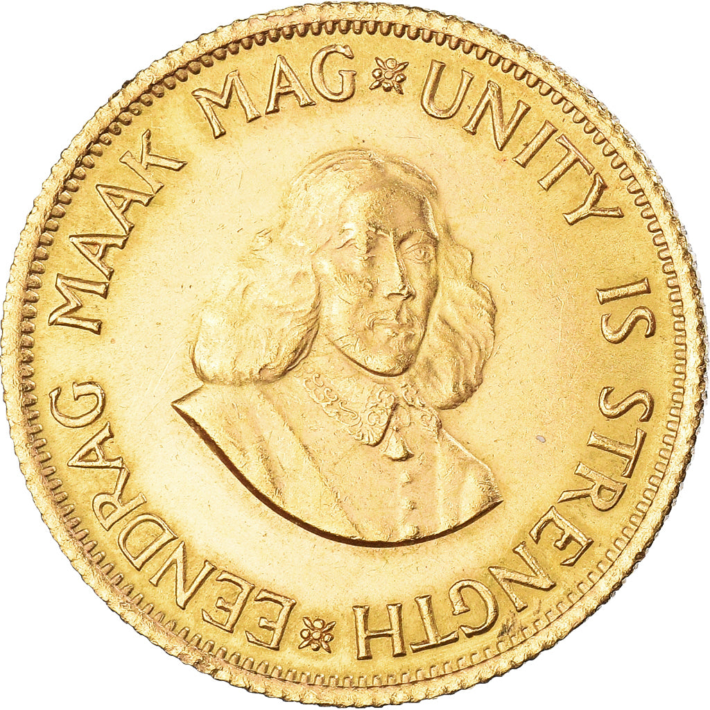 Coin, South Africa, 2 Rand, 1962, AU(55-58), Gold, KM:64