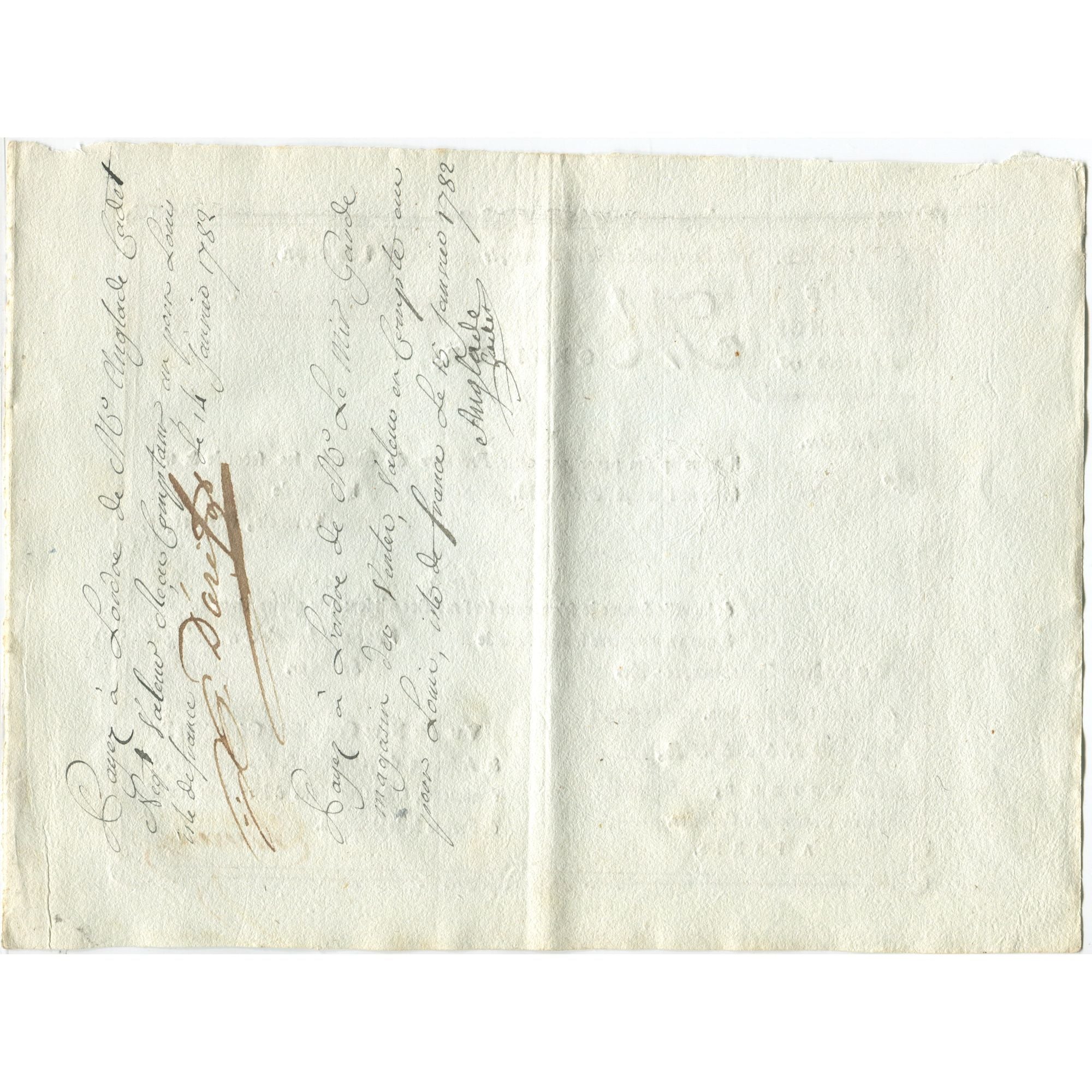 France, Traite, Colonies, Isle de France, 10000 Livres, Expédition de l'Inde