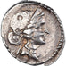 Julius Caesar, Denarius, 47-46 BC, Africa, Prata, EF(40-45), Crawford:458/1