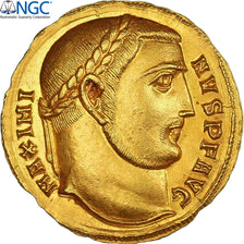 Maximin II Daia, Aureus, 311-313, Antioche, Extrêmement rare, Or, NGC, MS★