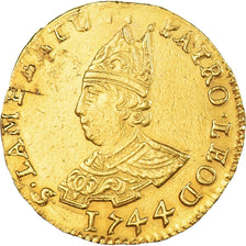 Prince-Bishopric of Liège, Ducat au Saint-Lambert, Sede Vacante, 1744, Liege