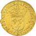 Frankreich, Louis XIV, 1/2 Écu d'or au soleil, 1644, Amiens, Gold, VZ
