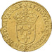 Francia, Louis XIV, 1/2 Écu d'or au soleil, 1644, Amiens, Oro, SPL-