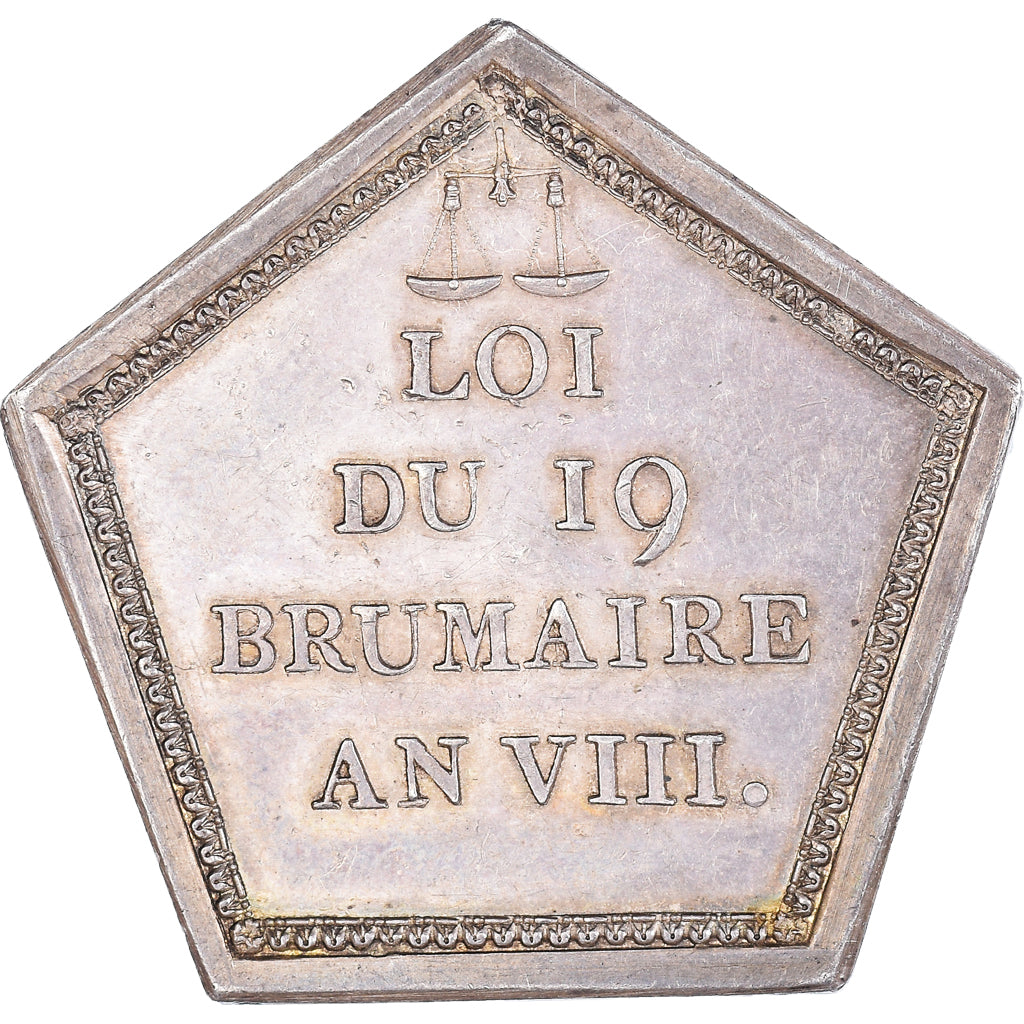 Frankrijk, Medaille, Consulat, Commission du Conseil des Cinq-Cents, 19 Brumaire