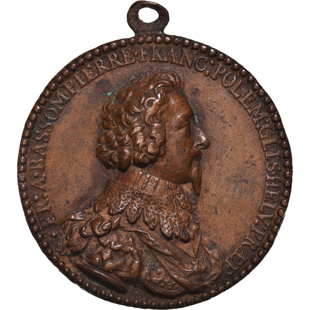 France, Medal, François de Bassompierre, 1633, EF(40-45), Bronze