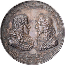 Netherlands, Medal, Death of Cornelis & Johan de Witt, 1672, AU(55-58), Silver