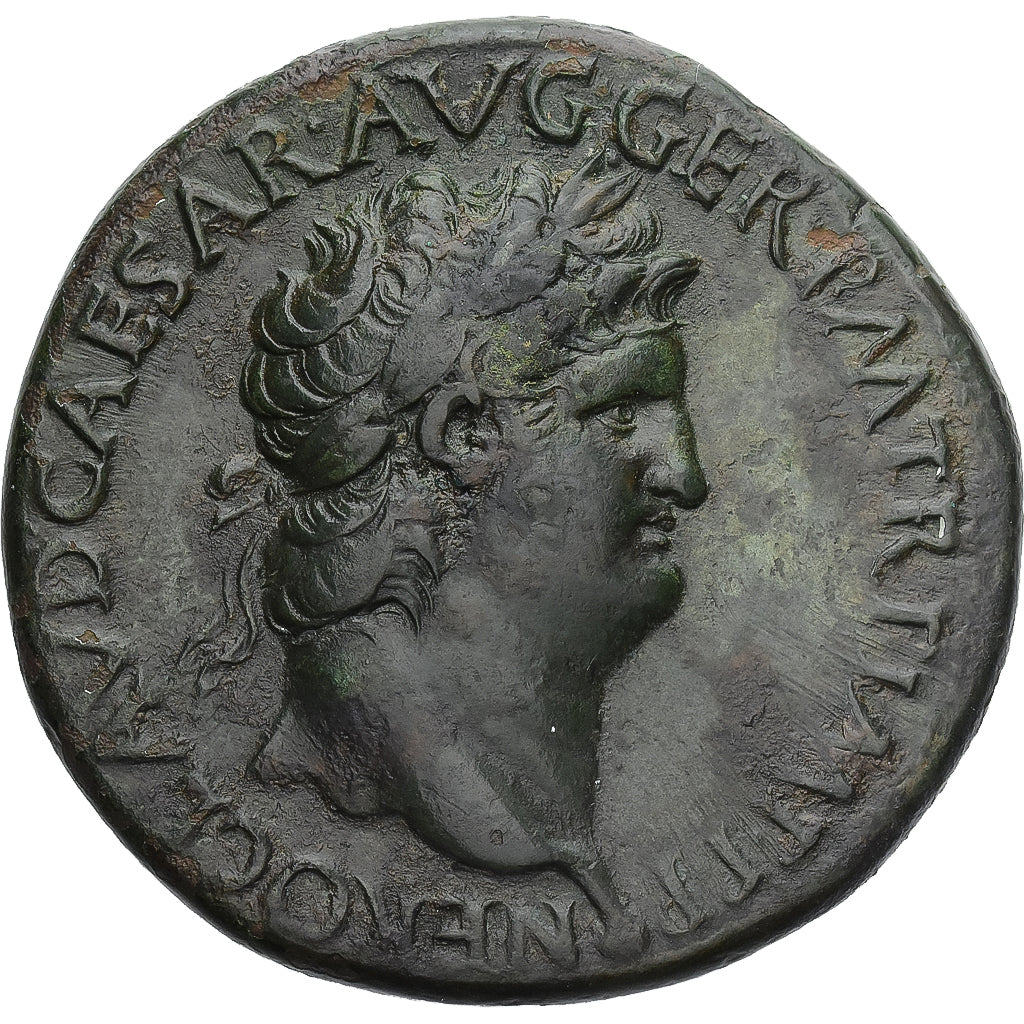 Nero, Sestertius, 62-68, Lugdunum, Bronze, EF(40-45), RIC:430