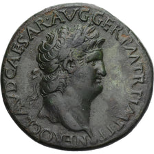 Nero, Sestertius, 62-68, Lugdunum, Bronze, EF(40-45), RIC:430