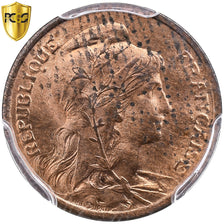 France, 1 Centime, Daniel-Dupuis, 1904, Paris, Bronze, PCGS, MS64RD, Gadoury:90