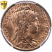 Moneta, Francja, Dupuis, Centime, 1904, Paris, PCGS, MS64RD, MS(64), Brązowy